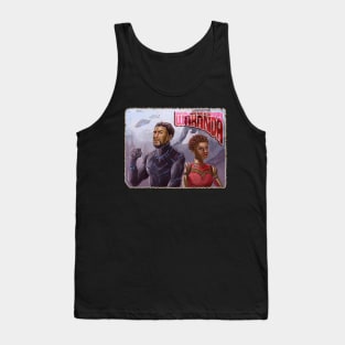 Wish You Were In Wakanda Tank Top